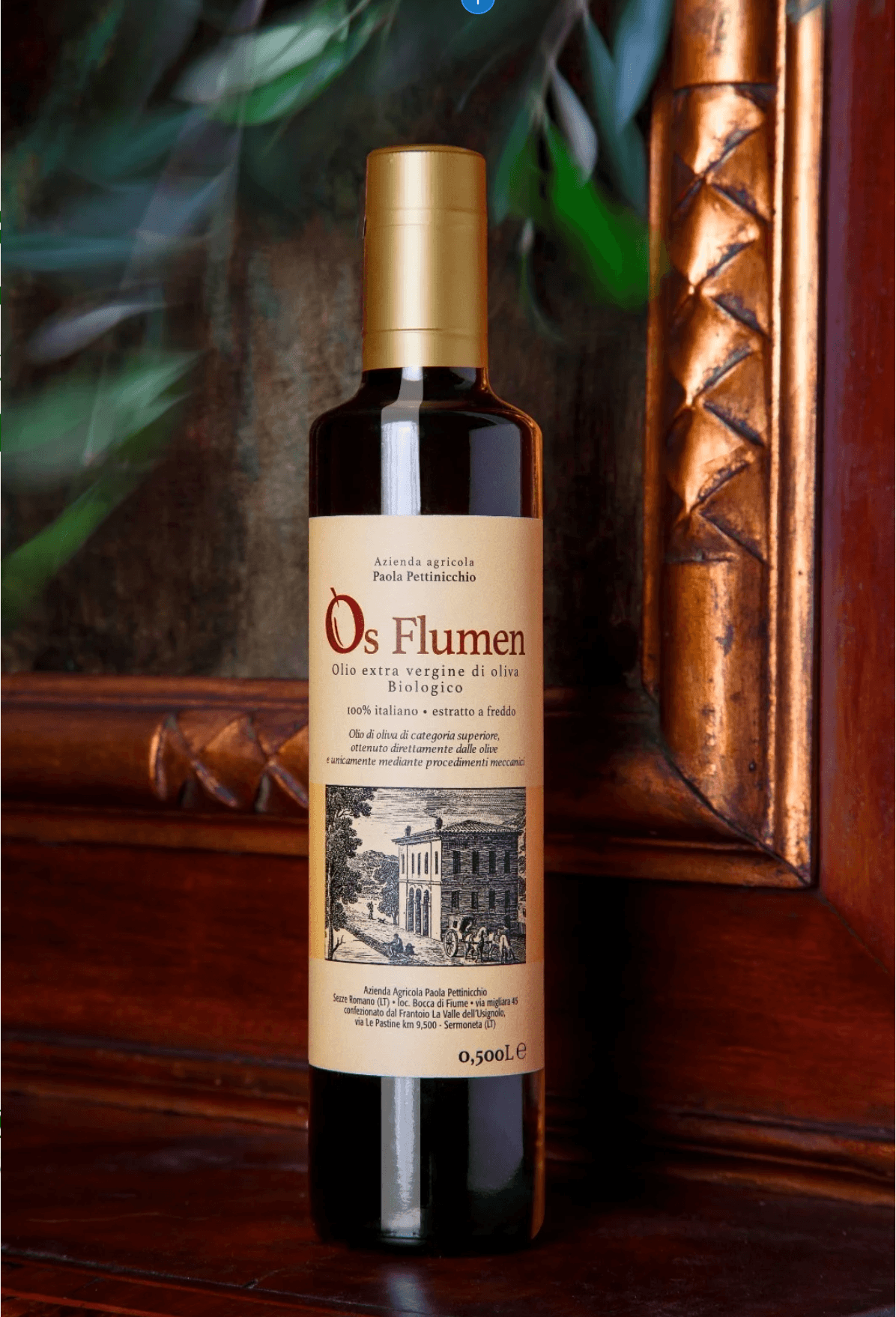 Dettaglio del nostro olio extravergine d'oliva